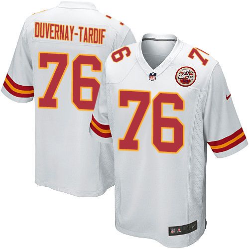 Men Kansas City Chiefs #76 Laurent Duvernay-Tardif Nike White Game Player NFL Jersey